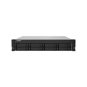 QNAP 8-Bay Quad-Core 17 GHZ Rackmount NAS with 250W PSU 4GB DDR4 UDIMM RAM SATA 6GBPS 2x 10GBE SFP+ LAN 2x 1GBE LAN